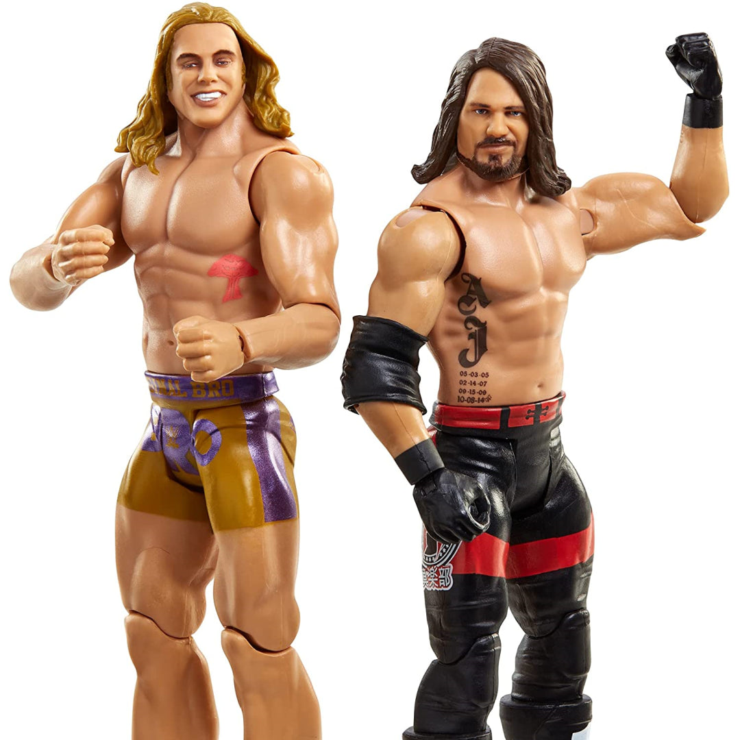 WWE AJ Styles vs Riddle Championship Showdown Action Figures - Maqio