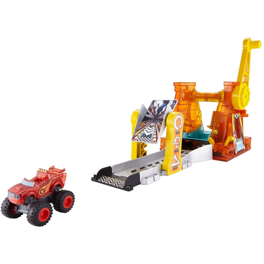 Fisher-Price Blaze Light & Launch Hyper Loop Toy Playset DTK34 - Maqio