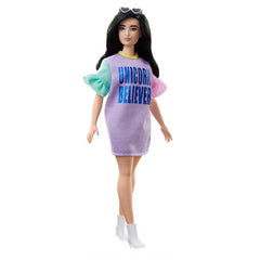 Barbie Fashionistas Doll with Unicorn Believer Dress - Maqio