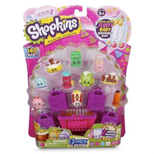 Shopkins Series 2 Pack of 12 Collectible Figures Toy - Maqio