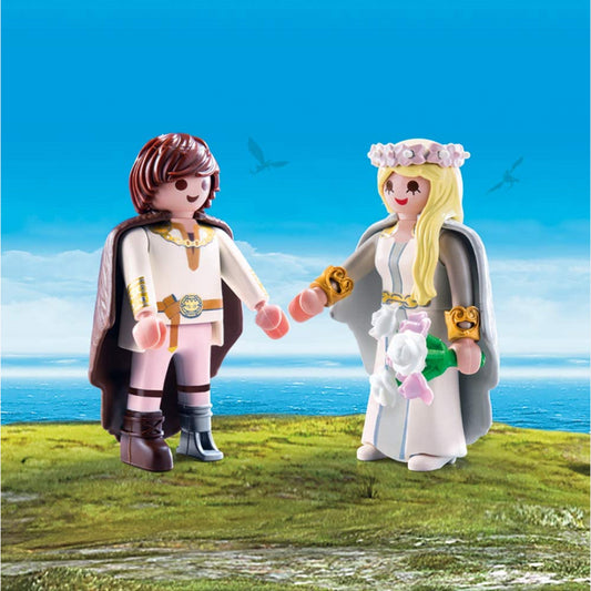 Playmobil Astrid & Hiccup from Dreamworks Dragons Figures - Maqio
