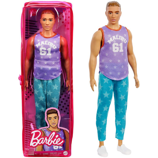 Barbie Fashionista Ken Doll Malibu Top & White Trainers - Maqio