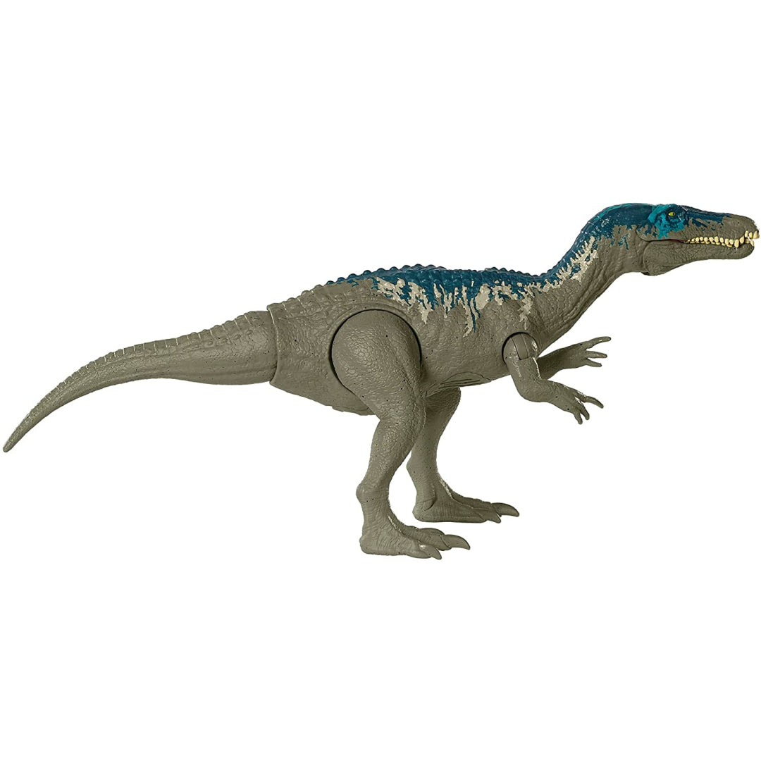 Jurassic World Roar Attack Dinosaur Figure with Movable Joints & Sounds - Baryonyx - Maqio