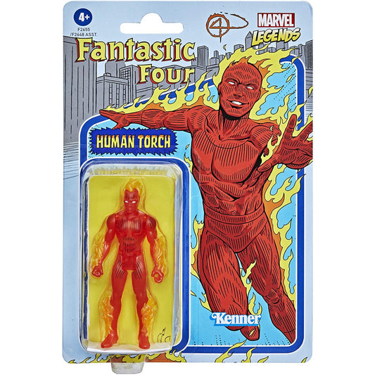 Marvel Legends Human Torch Retro Action Figure - Maqio