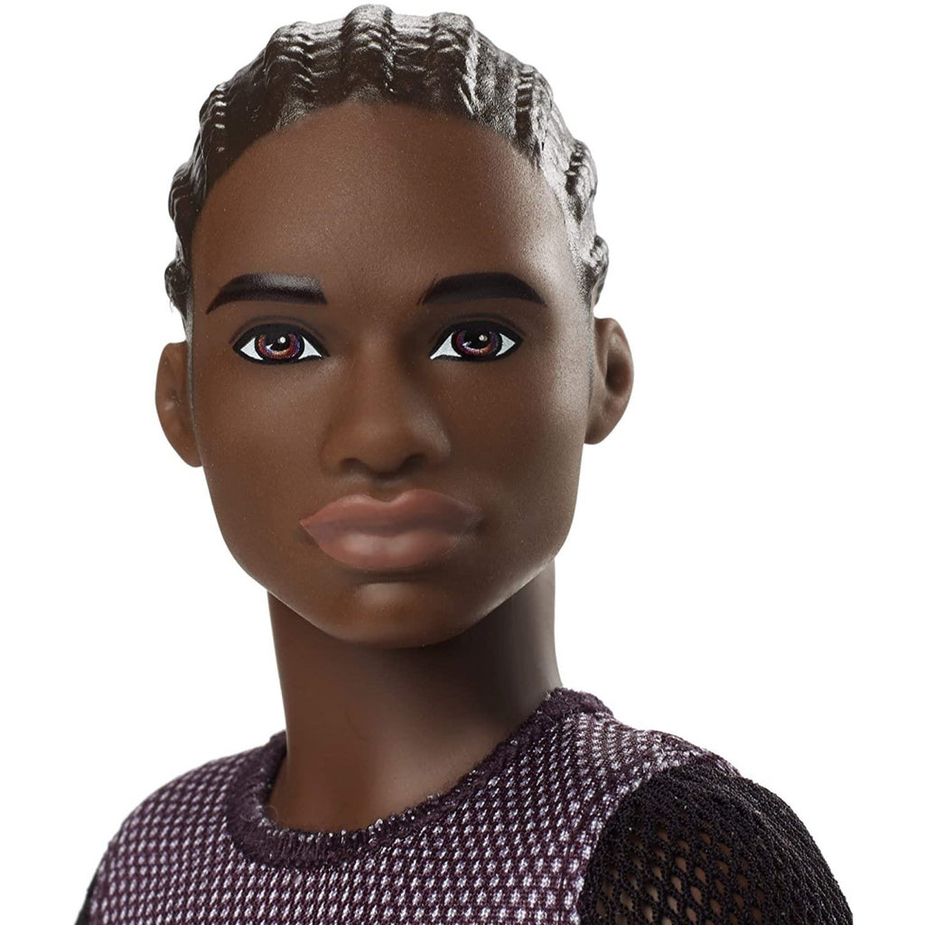 Barbie GDV13 Fashionistas Doll with Knitted Top - Maqio