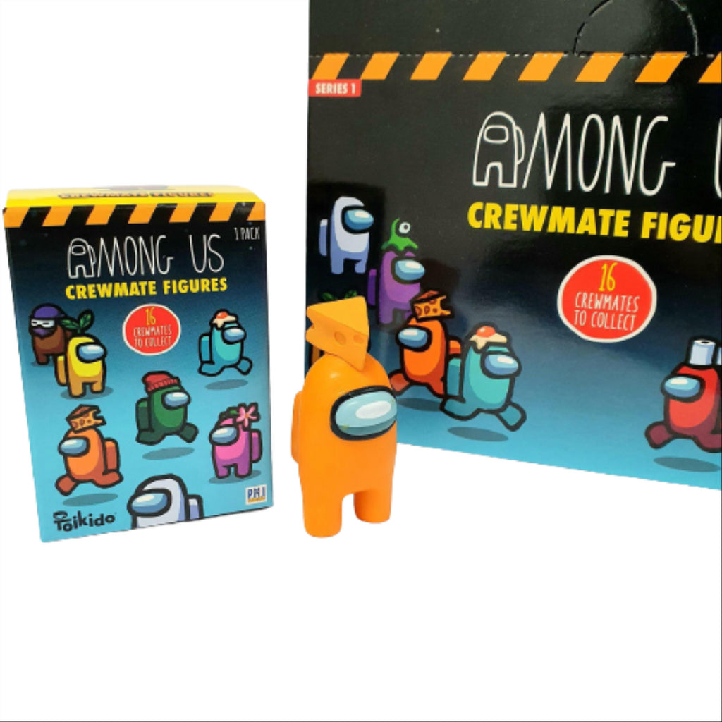 Official & Fully Licensed Among Us Crewmate Figures Blind Box  - 1 Pack - Maqio