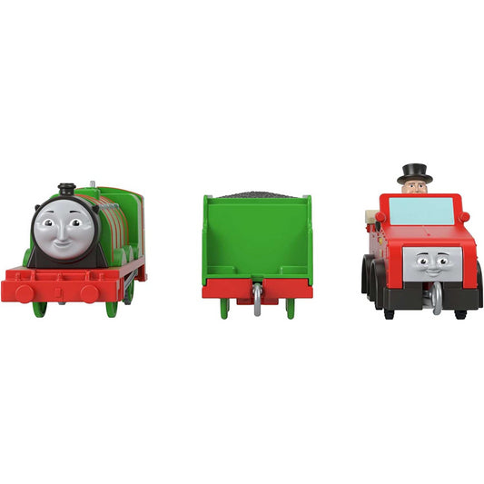 Thomas & Friends Motorized Henry with Winston and Sir Topham Hatt Toy Train