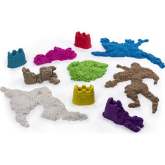 Kinetic Sand Castle Containers 10-Colour Pack - Maqio