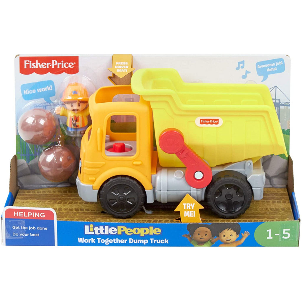 Fisher-Price Little People Work Together Dump Truck GKR56 - Maqio