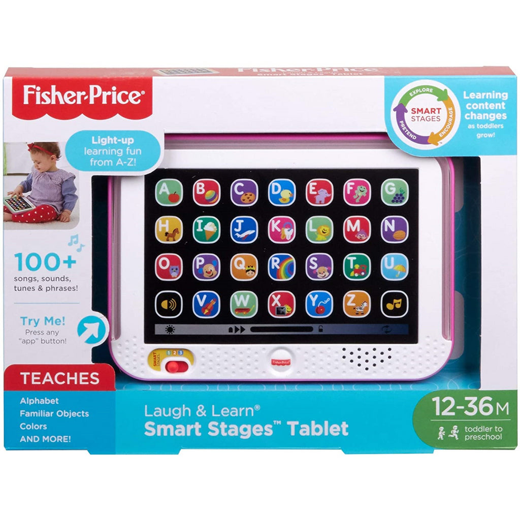 Fisher-Price Laugh and Learn Smart Stages Tablet - Pink - Maqio