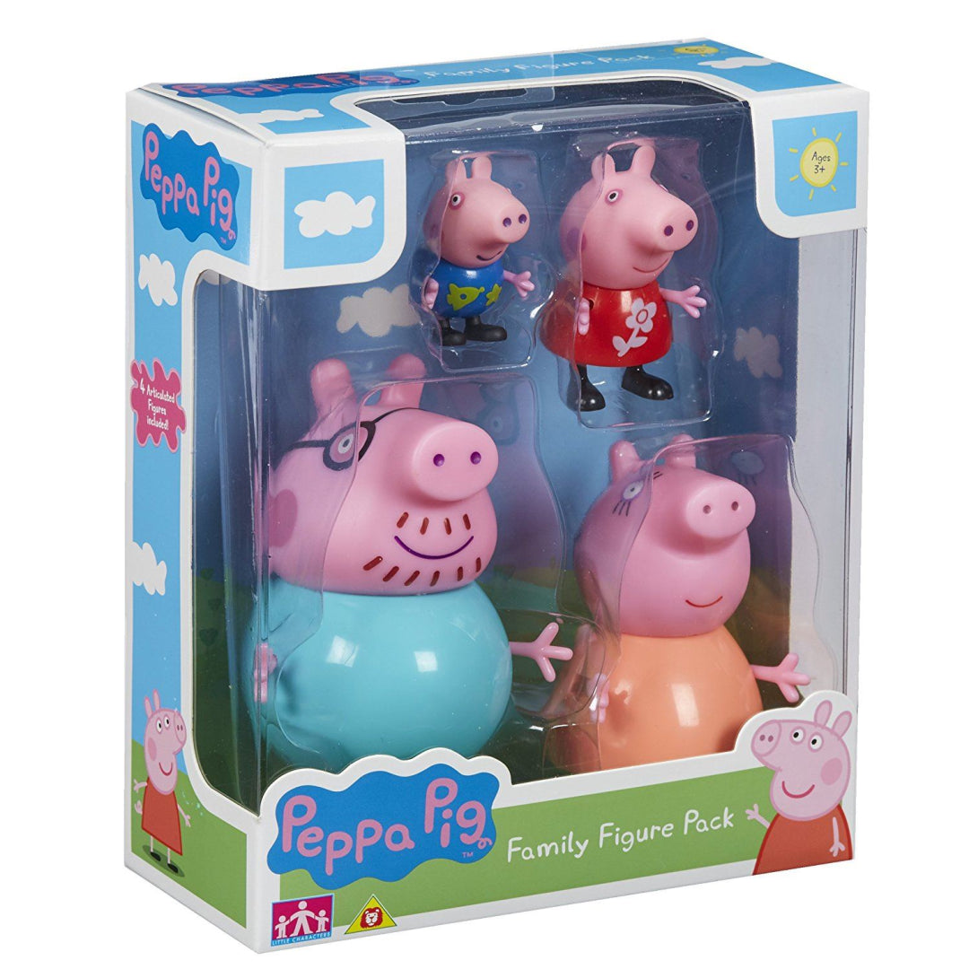 Peppa Pig Family Figures 4 Pack - Maqio