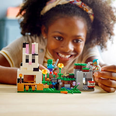 Lego Minecraft The Rabbit Ranch House Farm Set 21181
