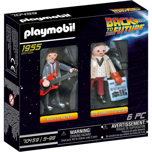 Playmobil Back to the Future Marty and Doc Figuires 6pc 70459