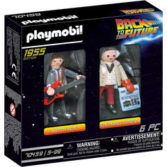 Playmobil Back to the Future Marty and Doc Figuires 6pc 70459