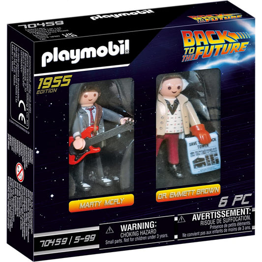 Playmobil Back to the Future Marty and Doc Figuires 6pc 70459