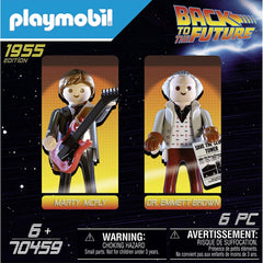 Playmobil Back to the Future Marty and Doc Figuires 6pc 70459