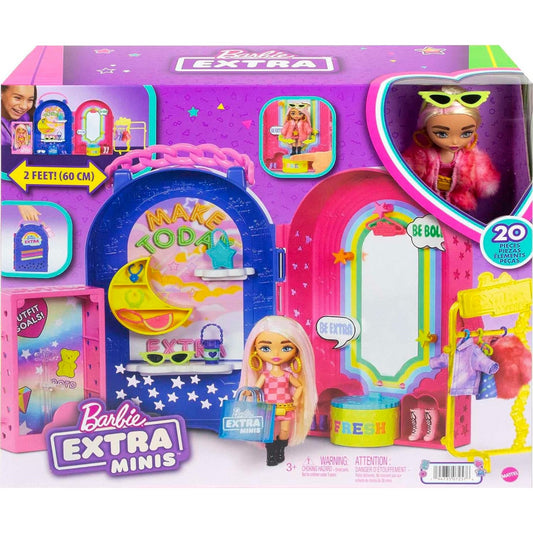 Barbie Extra Minis Playset Boutique with Doll