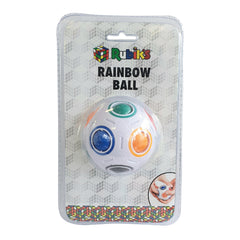 Rubiks Rainbow Ball Fidget Toy - White