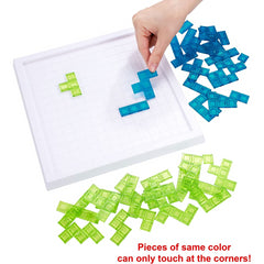 Blokus Junior Strategy Learning Game 8 Mini Games