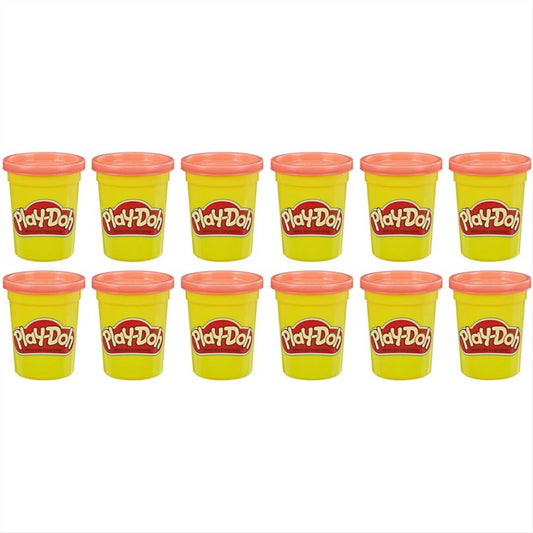 Play-Doh Bulk 12-Pack of Red Non-Toxic Modelling Compound 113g Cans