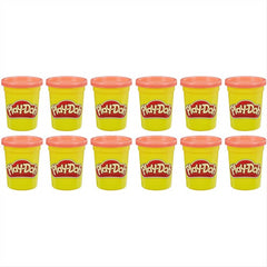 Play-Doh Bulk 12-Pack of Red Non-Toxic Modelling Compound 113g Cans