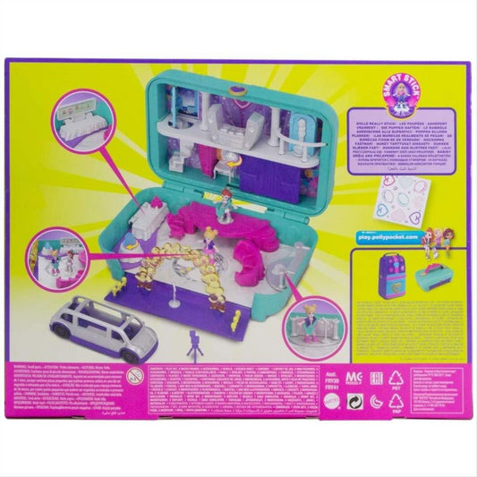 Polly Pocket Hidden Places Dance Par-taay Case Playset FRY41 - Maqio