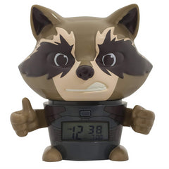 BulbBotz Marvel Avengers Infinity War Rocket Raccoon Night Light Alarm Clock - Maqio