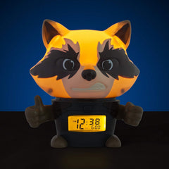 BulbBotz Marvel Avengers Infinity War Rocket Raccoon Night Light Alarm Clock - Maqio