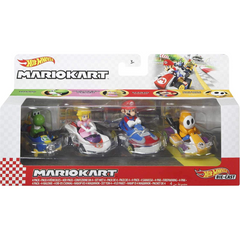 Hot Wheels Mario Kart First Appearance Set of 4 Die-cast Cars
