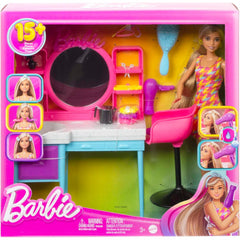 Barbie Doll and Hair Salon Playset Colour Change Hair