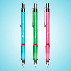 Rotring Visuclick Mechanical Pencil 0.7 mm 2B Lead - Lively Pink Green & Blue