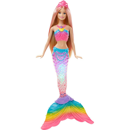 Barbie Rainbow Lights Mermaid Doll Light Up Mermaid Water Activated Light-Up