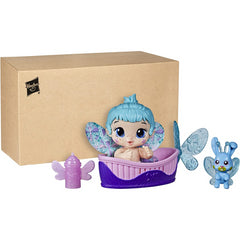 Baby Alive Glo Pixies Minis Glow-in-The-Dark Doll 3.75 inch - Aqua Flutter