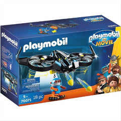 Playmobil the Movie 70071 Robotitron with Drone Action Toy Vehicle Playset - Maqio