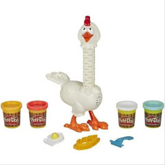 Play-Doh Animal Crew Cluck-a-Dee Feather Fun Chicken Toy Farm Animal Playset