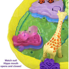 Polly Pocket Tropicool Pineapple Wearable Compact Purse with 8 Features