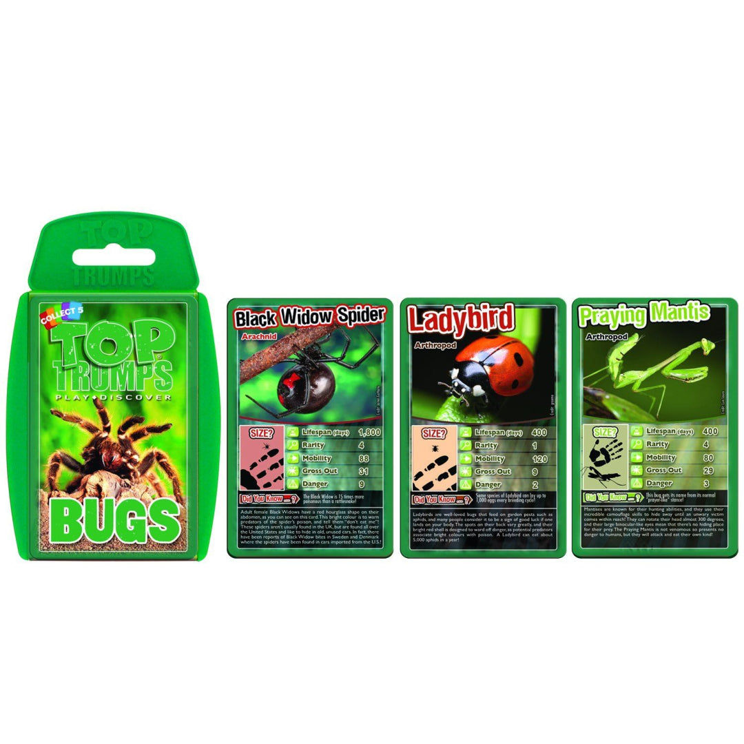 Bugs Top Trumps Card Game - Maqio
