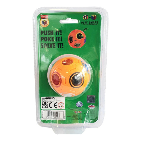 Rubiks Rainbow Ball Fidget Toy - Orange