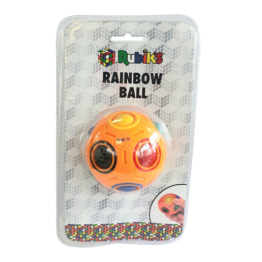 Rubiks Rainbow Ball Fidget Toy - Orange