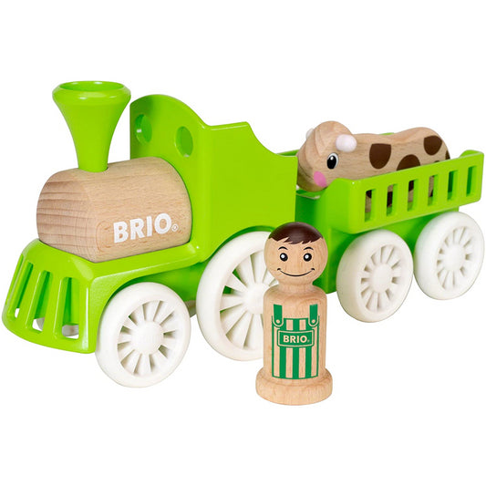 Brio My Home Town Farm Wooden Train Set - Maqio