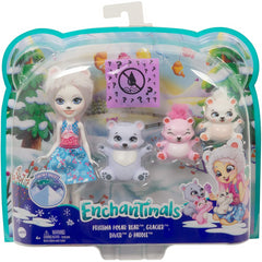Enchantimals Pristina Polar Bear Doll & Family - Maqio