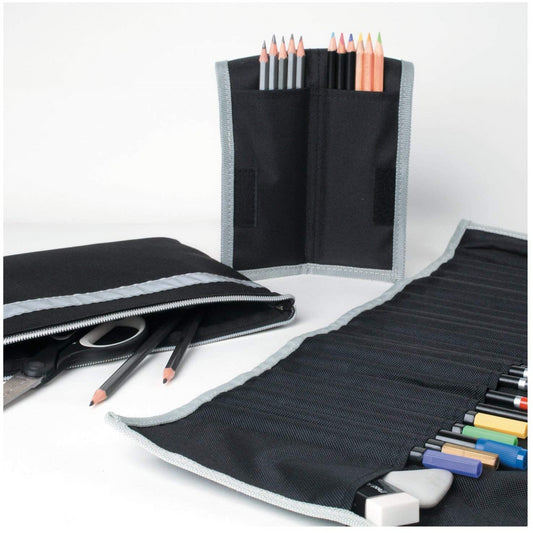 Derwent Academy Mead Pencil Storage Wrap with 25 Pockets - Maqio