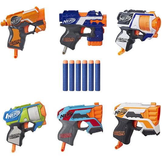 Nerf N Strike Micro Shots 6 Blaster Bundle Gift