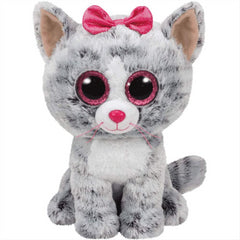 Ty Toys Beanie Babies Boos Kiki Grey Cat 15cm - Maqio