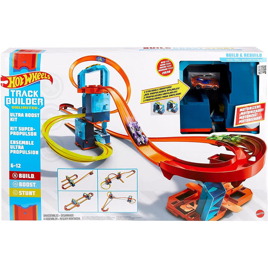 Hot Wheels Track Builder Unlimited Ultra Boost Kit Track Set - Maqio