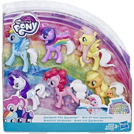 My Little Pony Rainbow Tail Surprise - 6 Pony Pack E5553 - Maqio