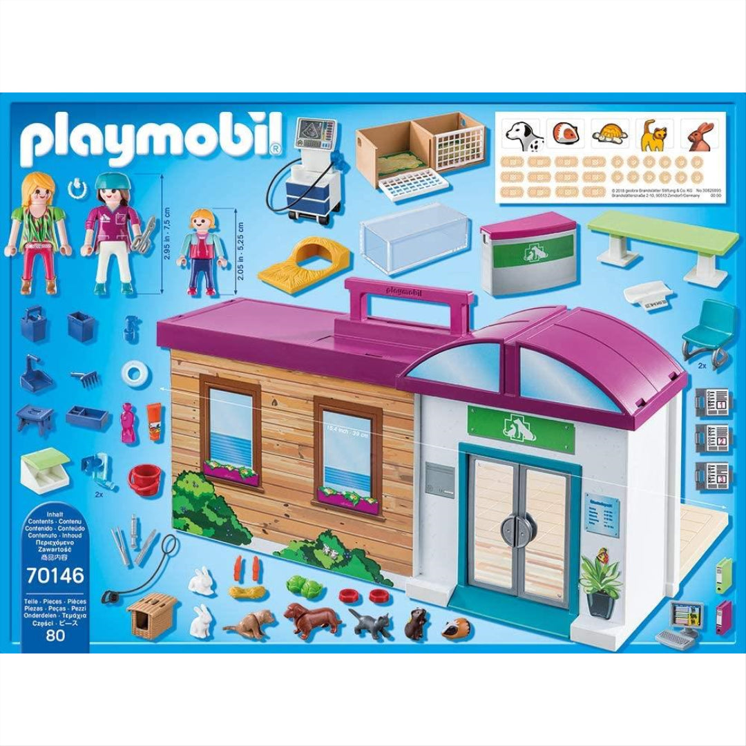 Playmobil City Life Take Along Vet Clinic - Maqio