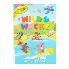 Crayola Wild & Wacky Colour & Activity Book - Maqio