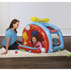 Fisher-Price Play Centre Activity Pool Helicopter Inflatable inc 25 Balls - Maqio
