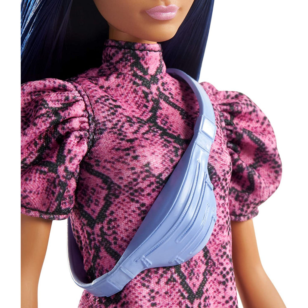 Barbie Fashionistas Doll 143 with Snakeskin Dress - Maqio